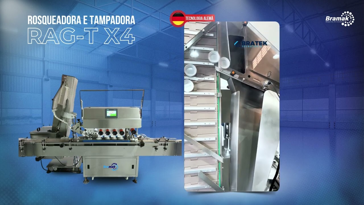 Rosqueadora e Tampadora de Garrafas (Vida Veg)