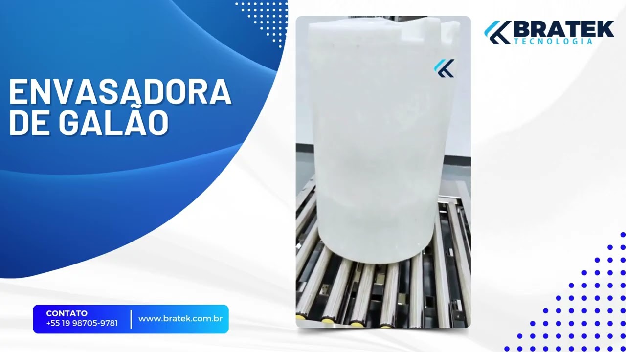 ENVASADORA DE GALÃO BRATEK!