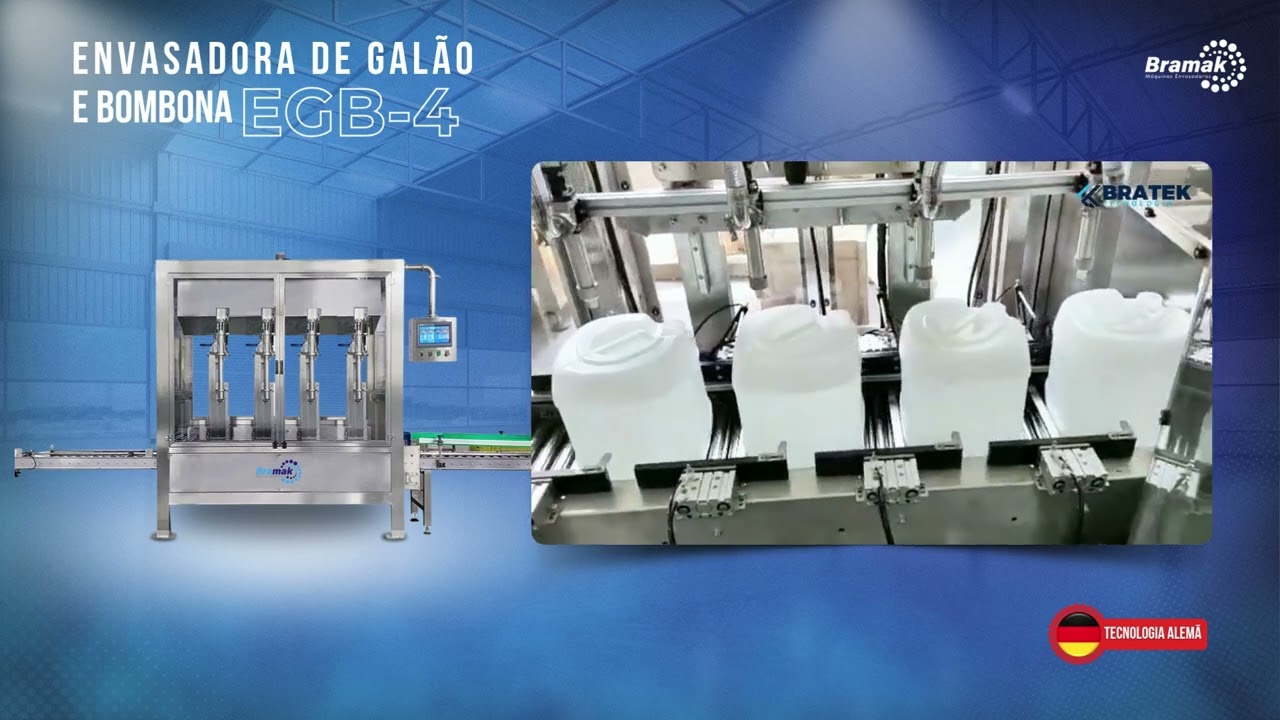 Envasadora de Galão e Bombona 20L e 50L